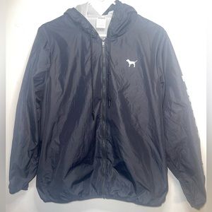 PINK Zip Jacket Women’s Black Size XS